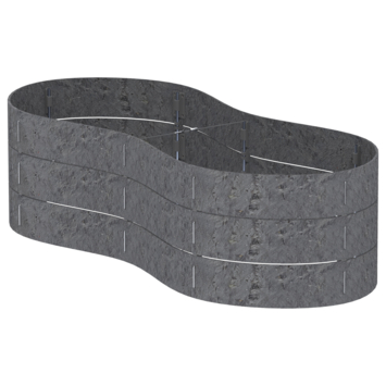 Flex Garden grijs 130 cm 3x14 cm