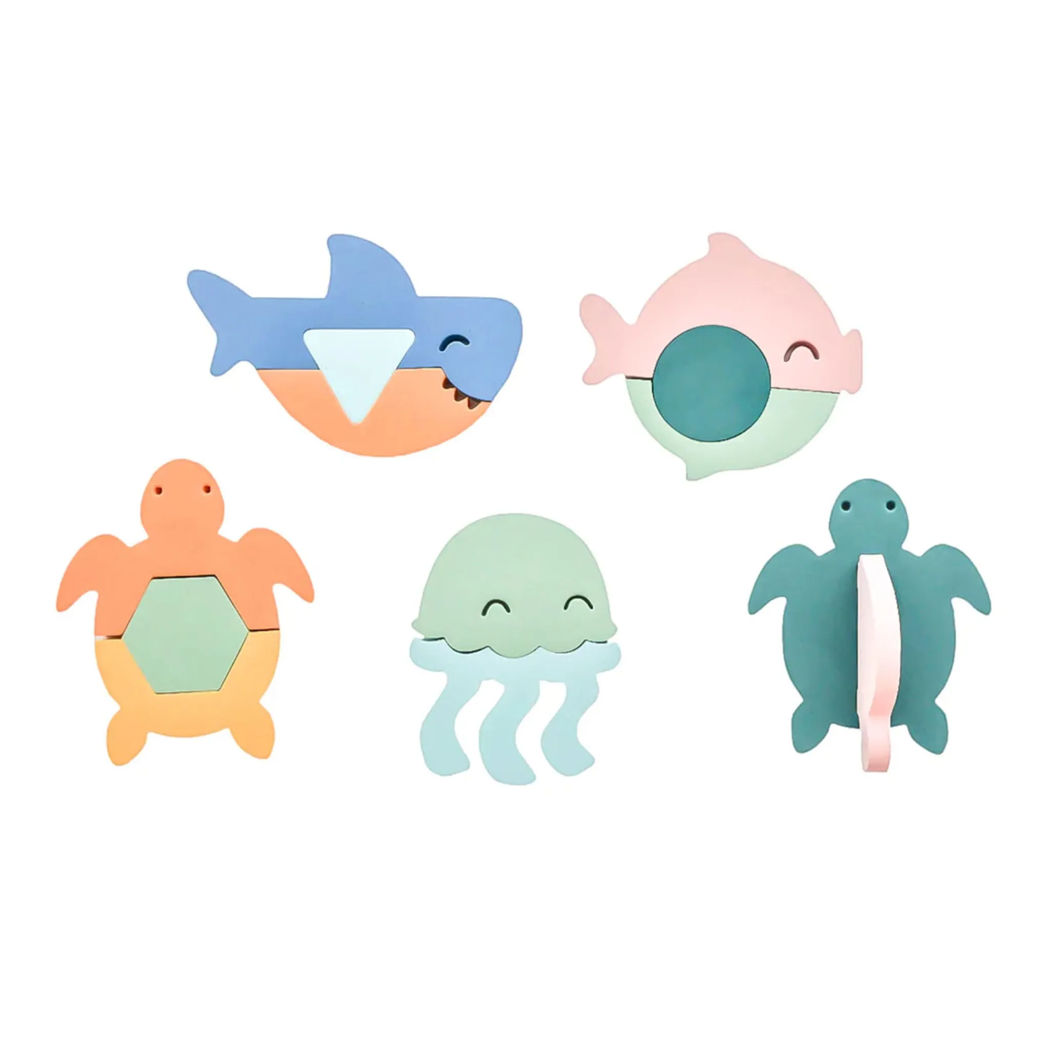 Copper Pearl Ensemble de Jouets de Bain EVA - Oceana