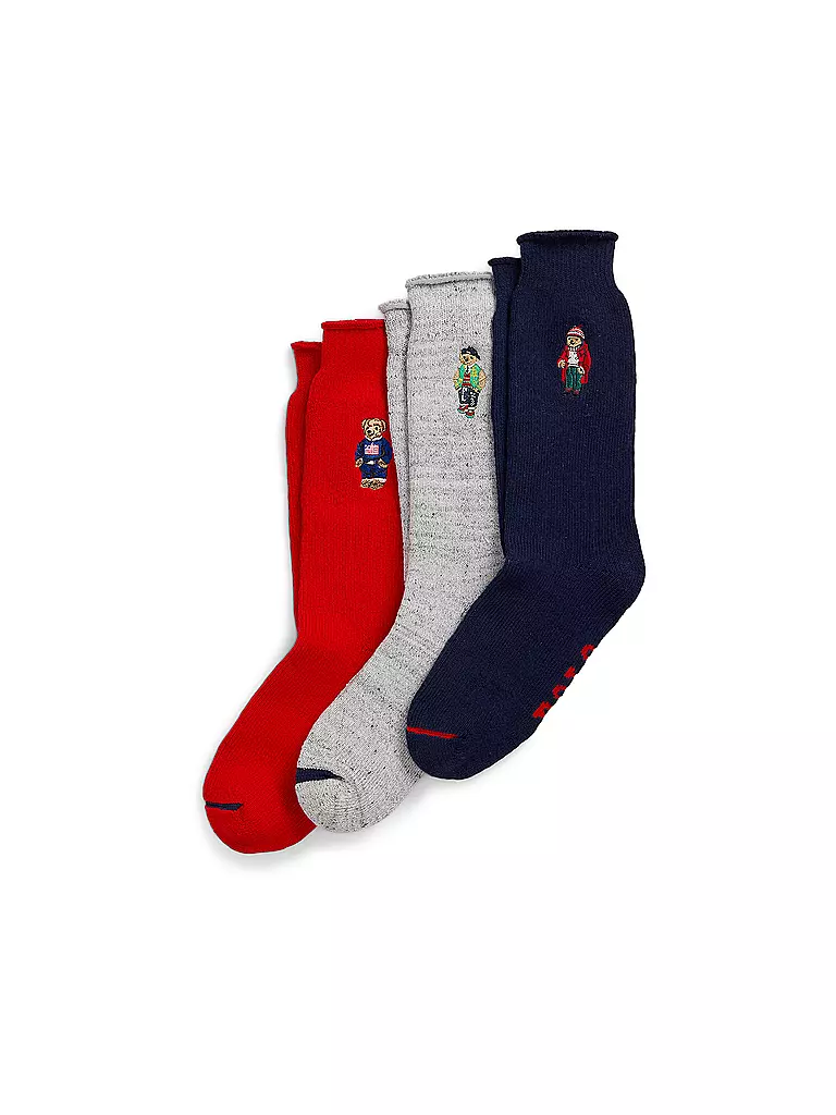 POLO RALPH LAUREN Socken 3er Set Geschenkset bunt bunt