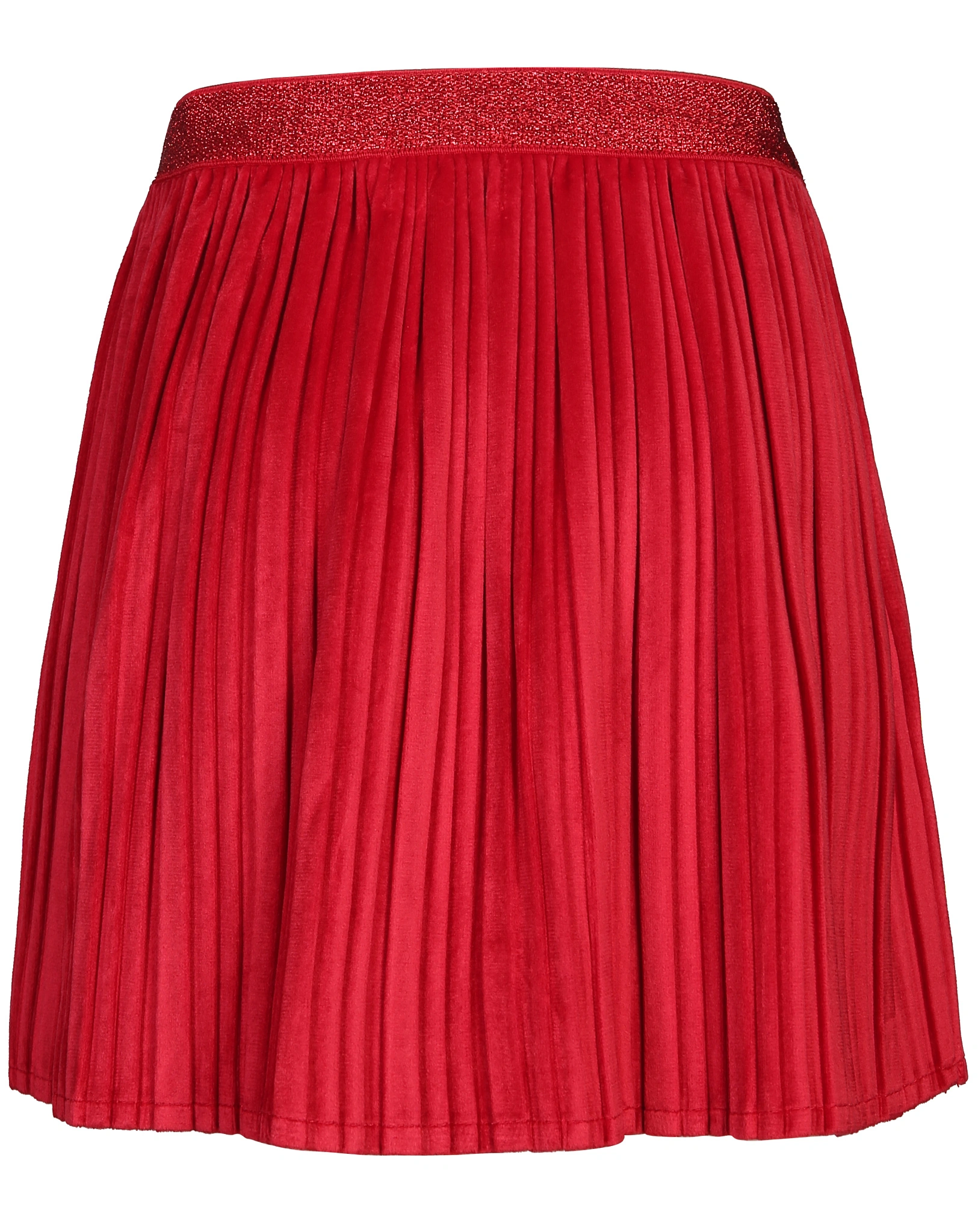 Faltenrock VELVET in rot