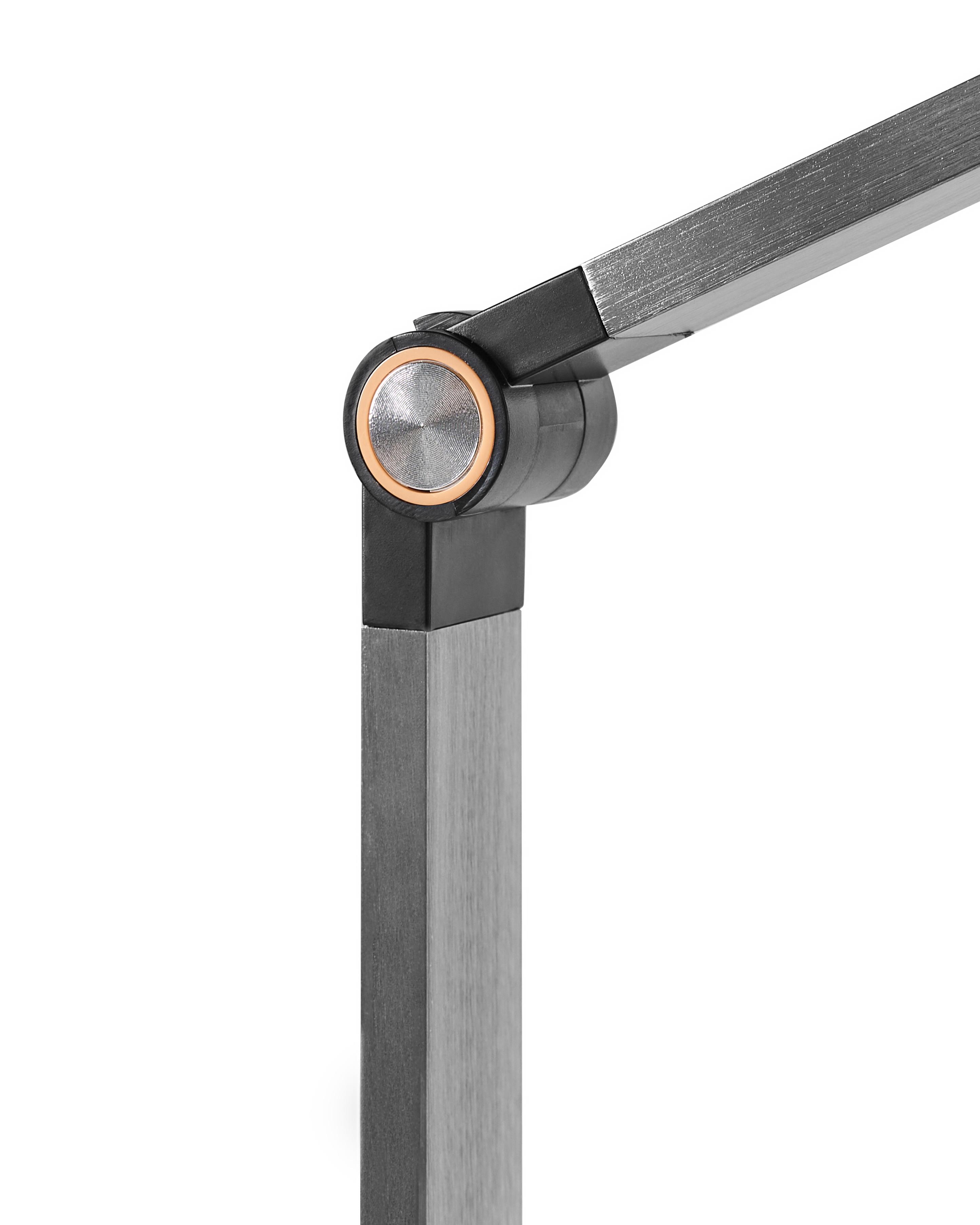 LED bureaulamp CAROY met draadloze oplader Zwart