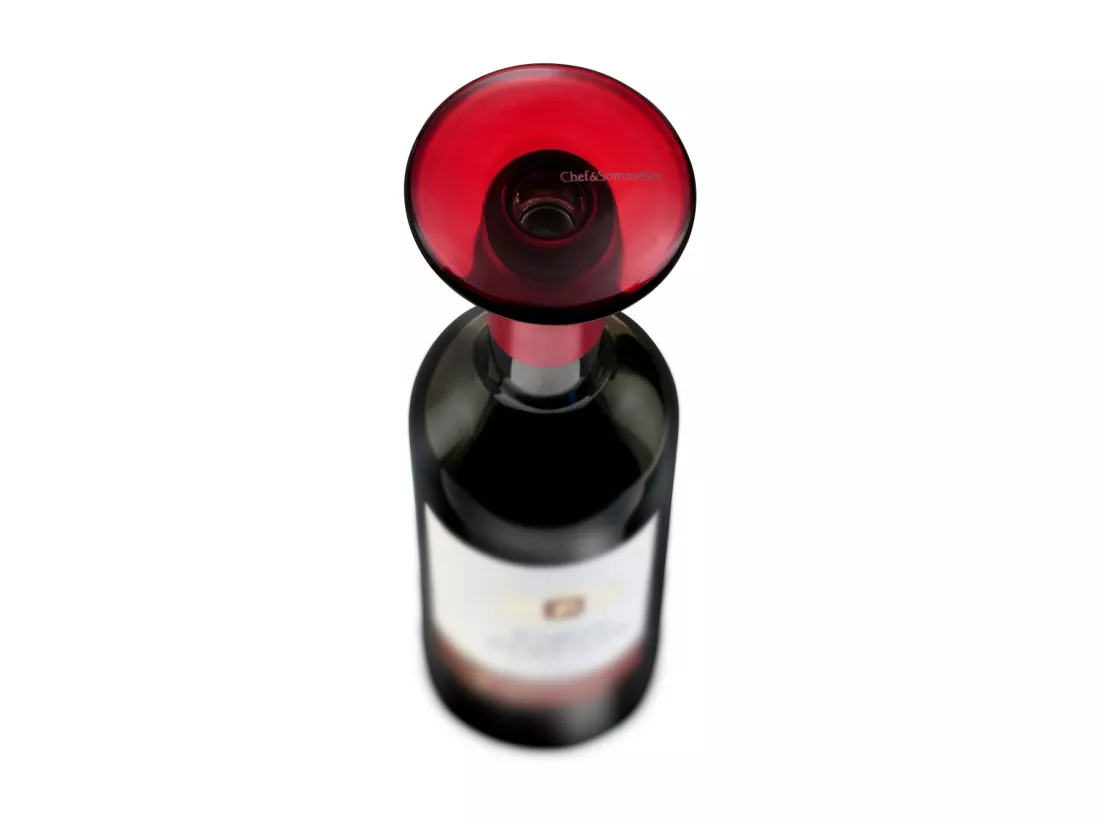 Blanc & Rouge - Bouchons en verre blanc & rouge