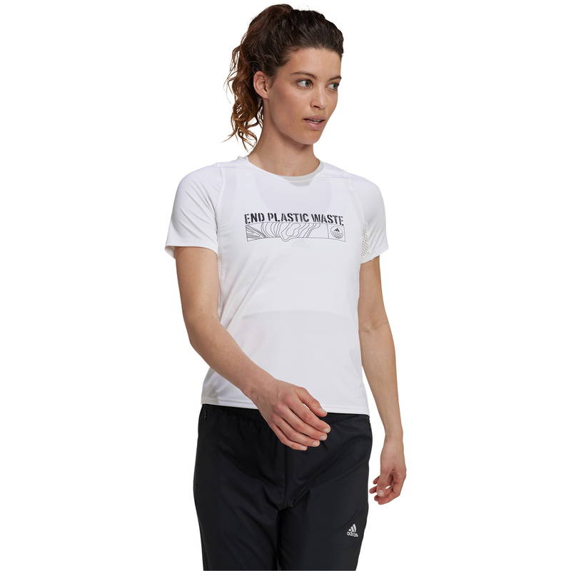 adidas End Plastic Waste Løbe T-shirt Dame