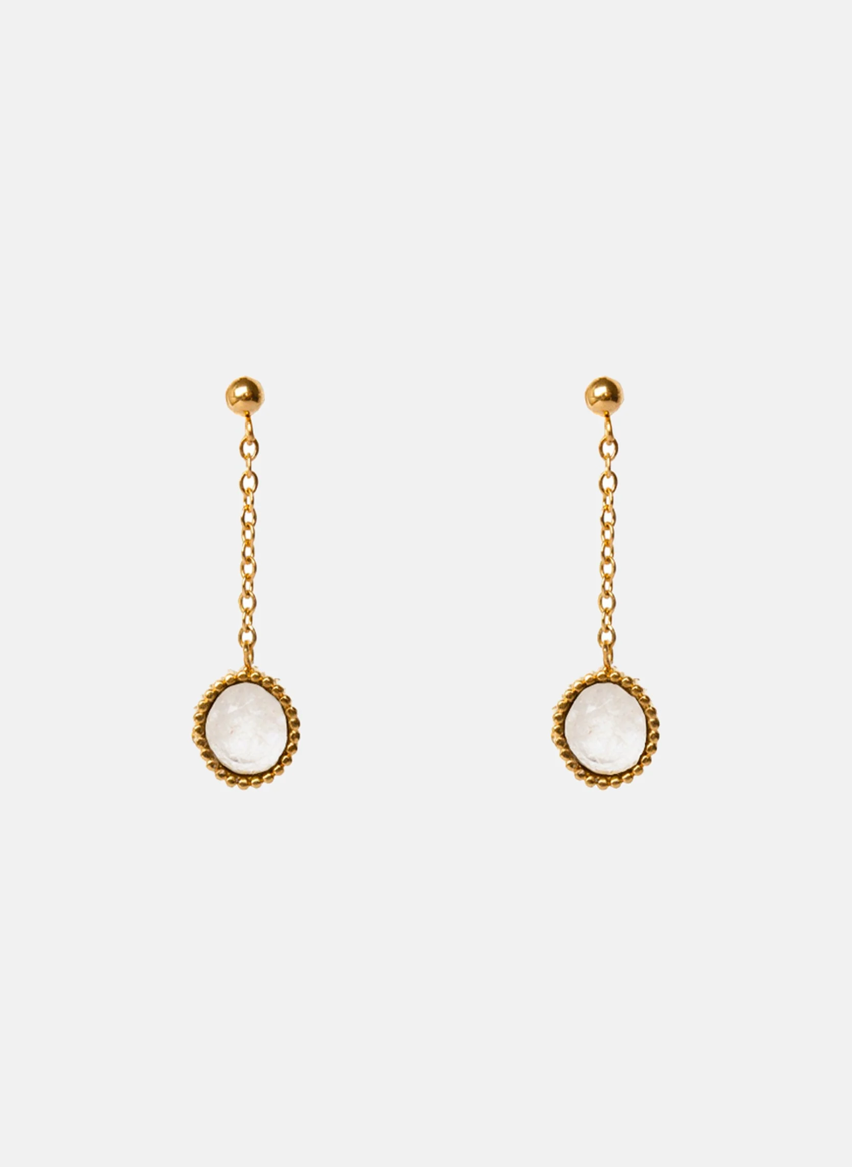 HEBE - Boucles d'oreilles pendantes hebe | Blanc