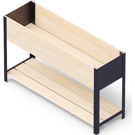 Pindstrup Modern højbed 118x36 cm - natur