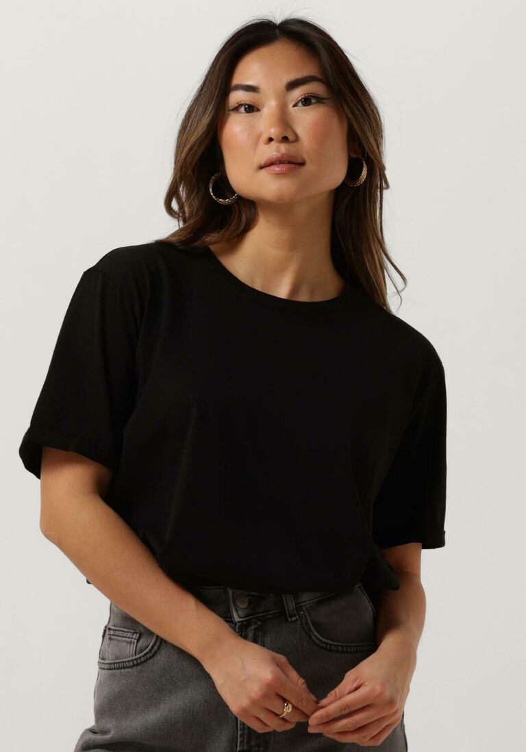 MSCH COPENHAGEN zwarte msch copenhagen t-shirt mschterina organic tee