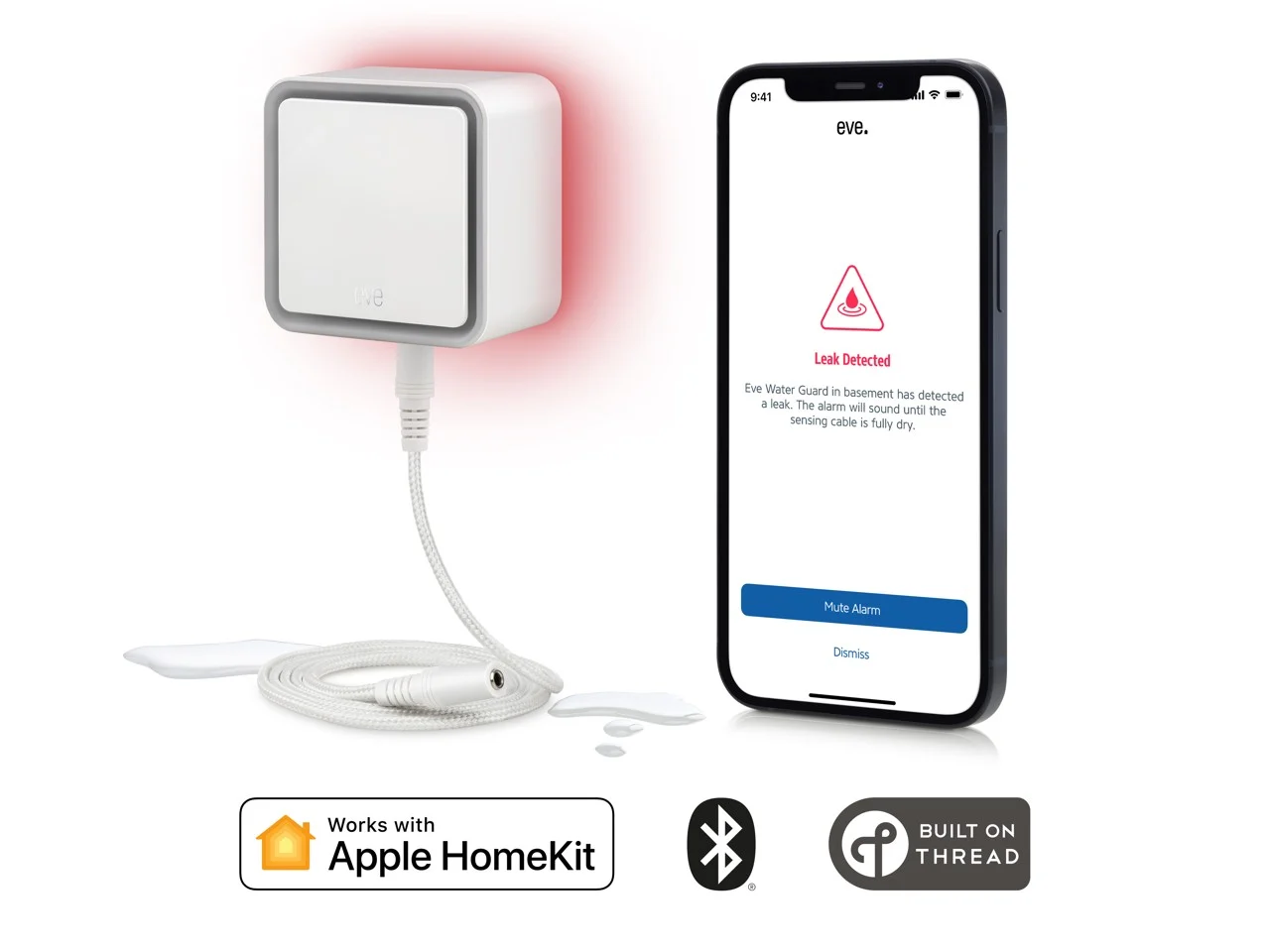 Eve Water Guard - Connected vandlækagedetektor med Apple HomeKit-teknologi