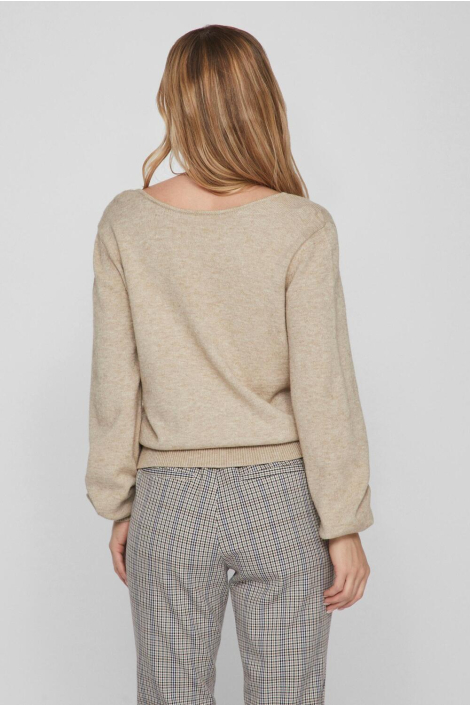 Vila beige dames trui