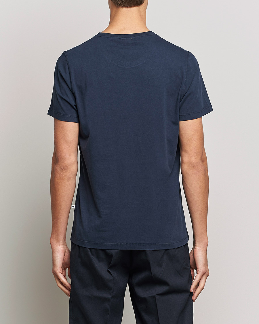 NN07 Pima Crew Neck Tee Navy Blue