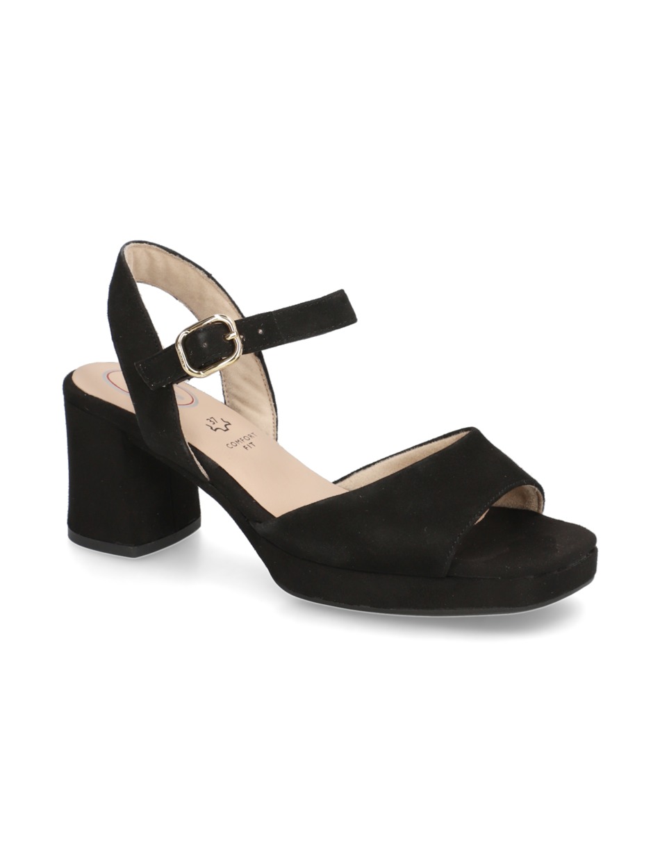 Veloursleder Sandale