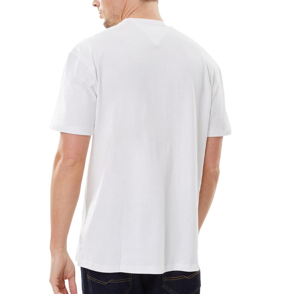 Tommy Hilfiger T-shirt Blanc Homme Tommy Hilfiger Badge