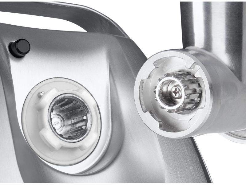 Bosch Fleischwolf MFW68660 Schwarz/Silber Leistungsstarker Fleischwolf