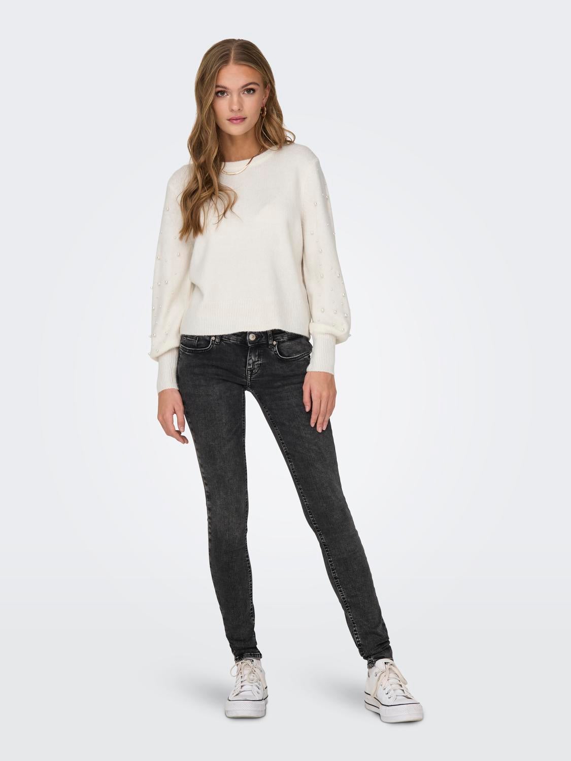 ONLKINNE Strickpullover Cloud Dancer