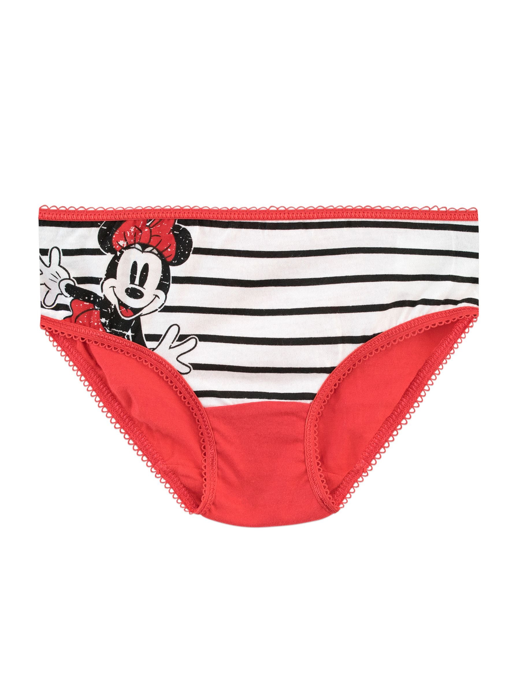 Character Minnie Mouse 100% Cotton Briefs 5 Pack