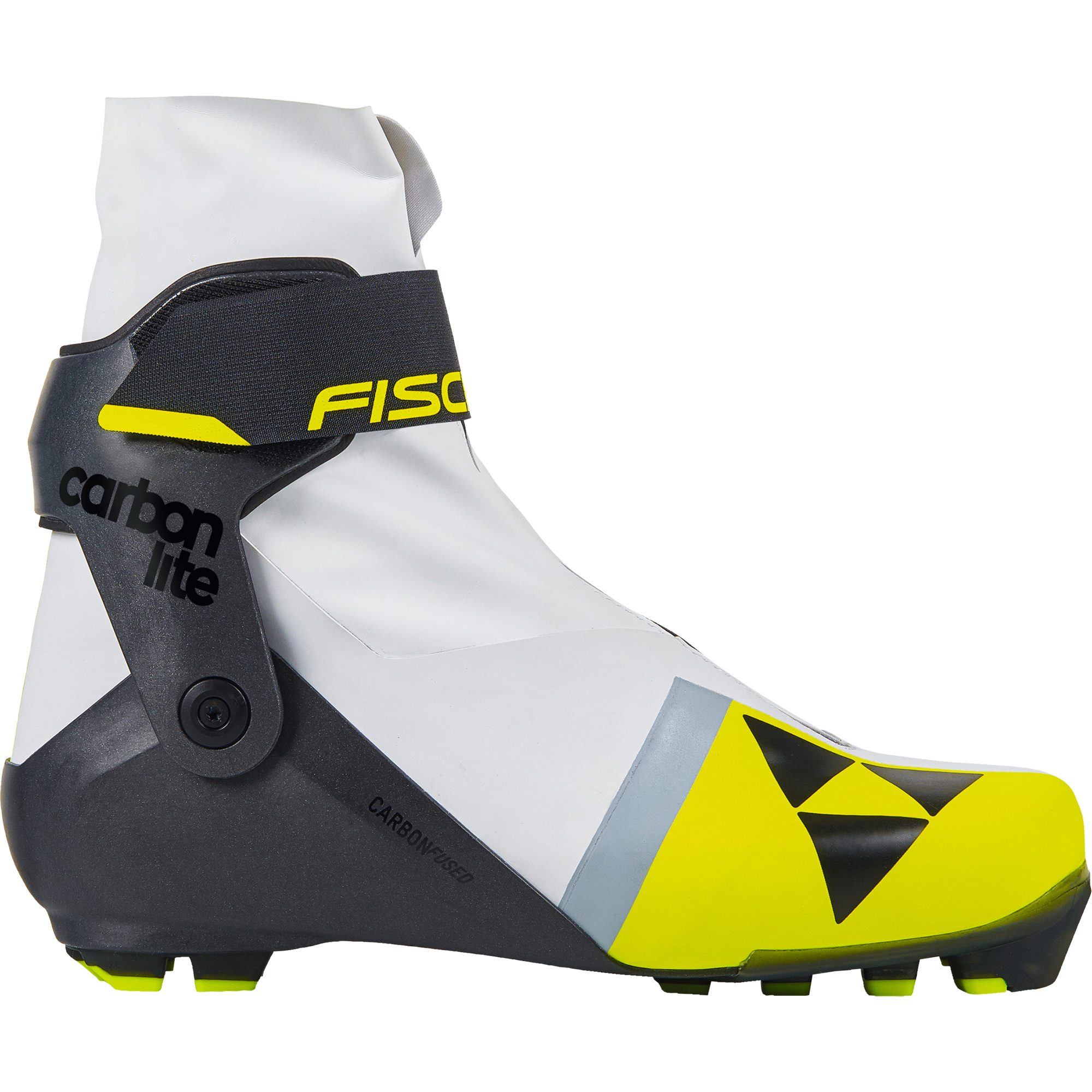Fischer Carbonlite Skate Ws Langlaufschuhe Damen weiß gelb