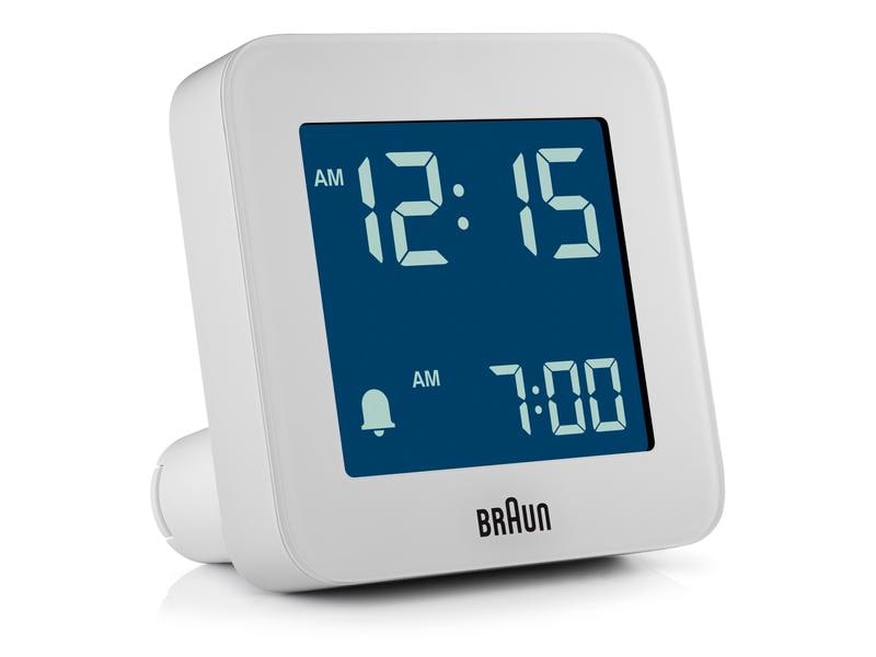 Braun Funkwecker BC09 Weiss Funkwecker mit LDC Display