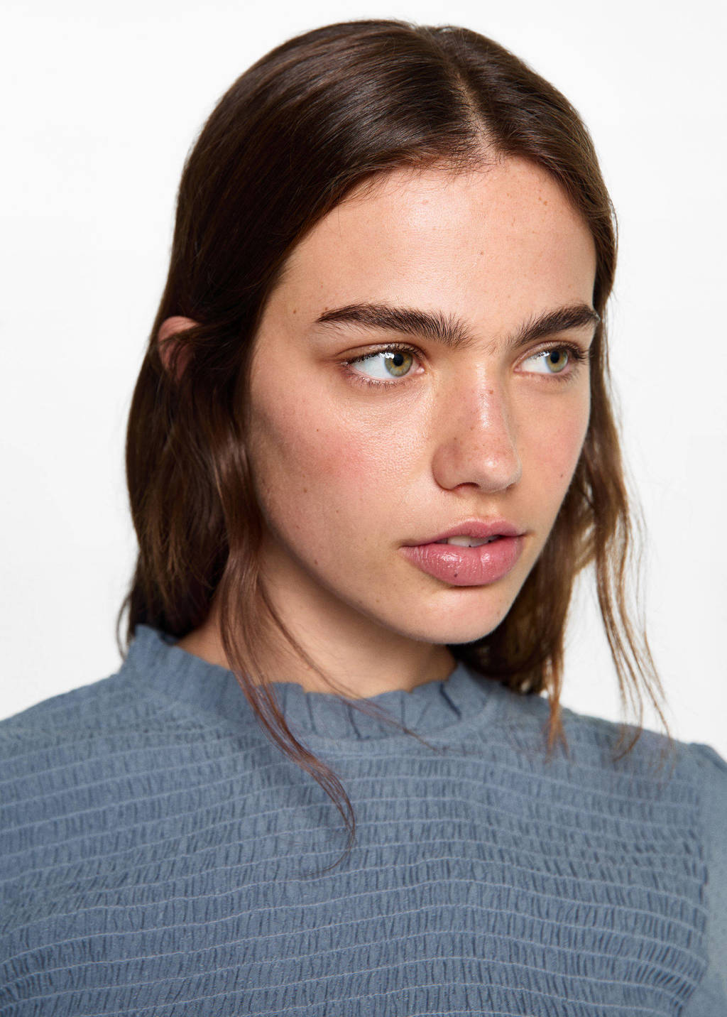 MANGO TEEN top middenblauw