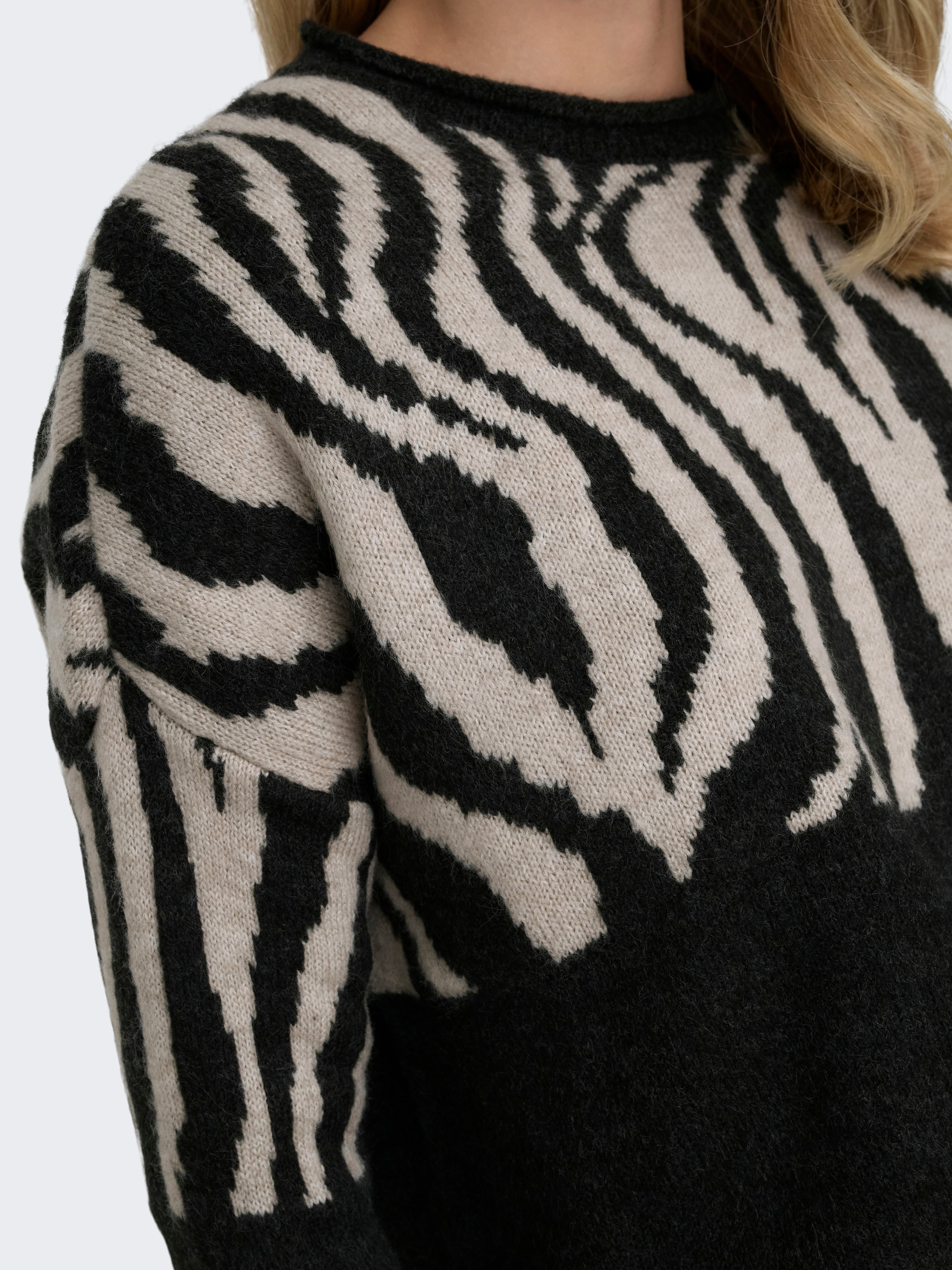 ONLJADE Strickpullover Pirate Black