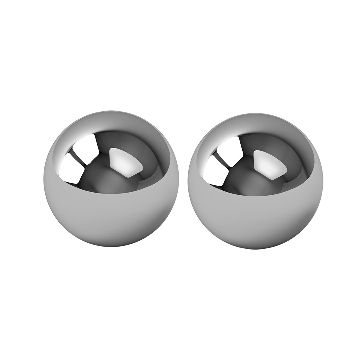 Boucles d'oreilles acier boule 6MM