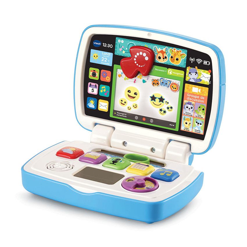 Ordinateur interactif Baby ordi des découvertes - Ecru