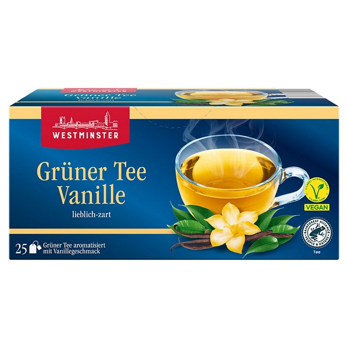 WESTMINSTER Grüner Tee Mix 44 g, Vanille