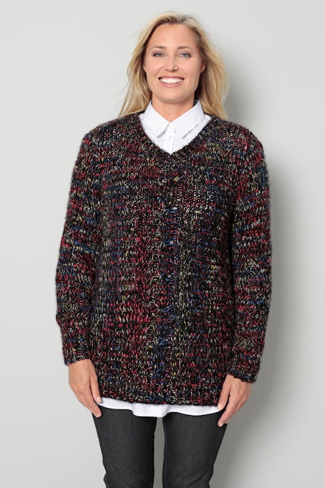 Pullover, Straight Fit, Zopfmuster, Langarm