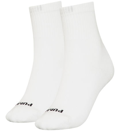 Puma Strømper - 2-pak - Heart Logo Crew - Hvid/Sort