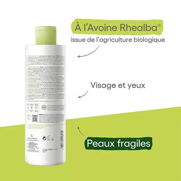 Leite de Limpeza Dermatológica Orgânico Hidratante A-Derma Biology 400ml