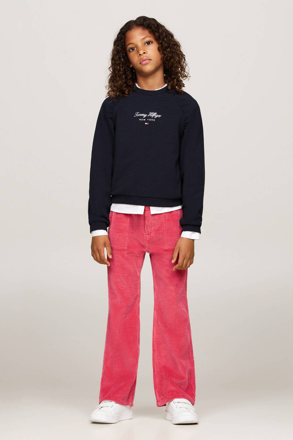 Tommy Hilfiger corduroy broek roze