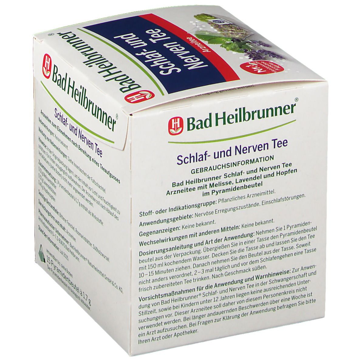 Bad Heilbrunner® Schlaf- und Nerven Tee