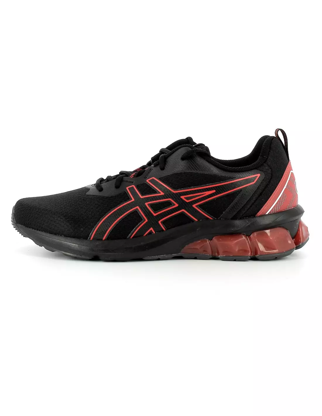 ASICS GEL-QUANTUM 90 IV - Baskets BLACK/CAYENNE
