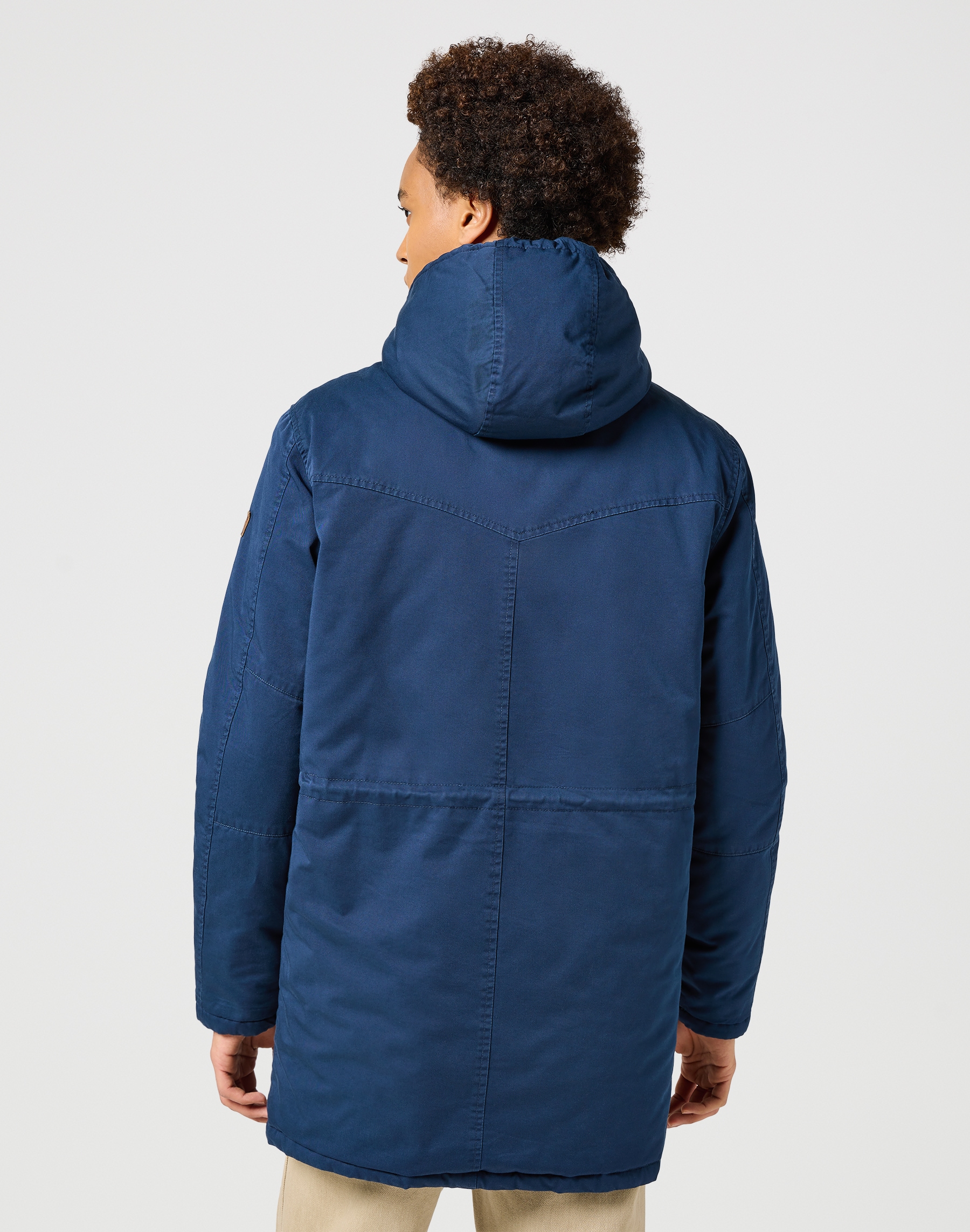 Wrangler Parka »HEAVY PUFFER JACKET« mit Kapuze mit Kordelzug