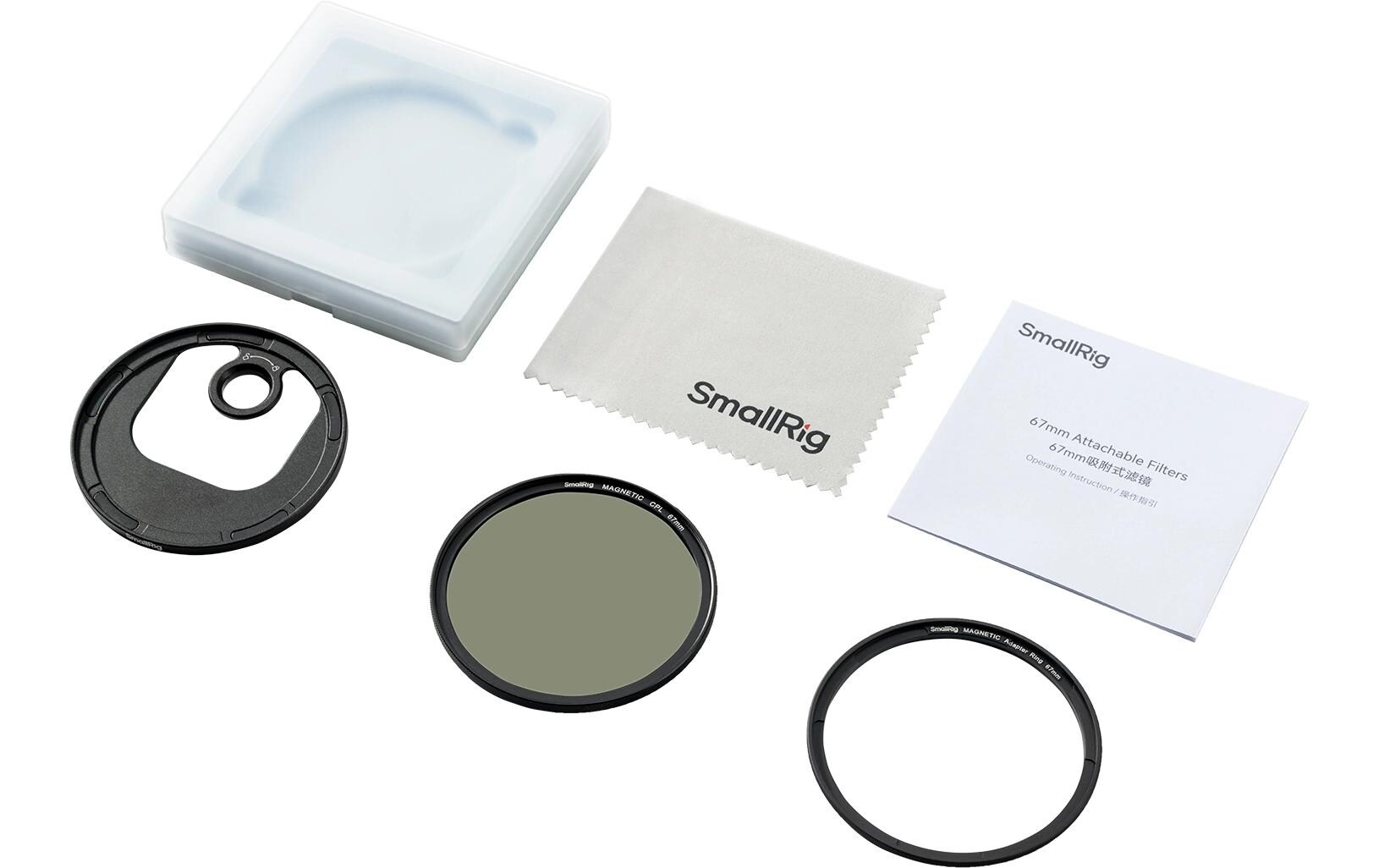 Aufsteckbarer CPL-Filter (67 mm) mit T-Mount-AdapterFür mobile Filmemacher