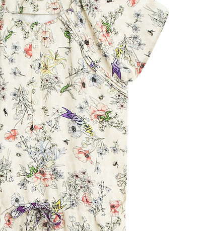 Zadig & Voltaire Kleid - Karolina - Cream m. Blumen