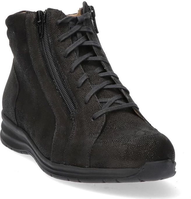Durea - 9621 - Veterschoenen - Bruin - Leer - Extra Brede Booties