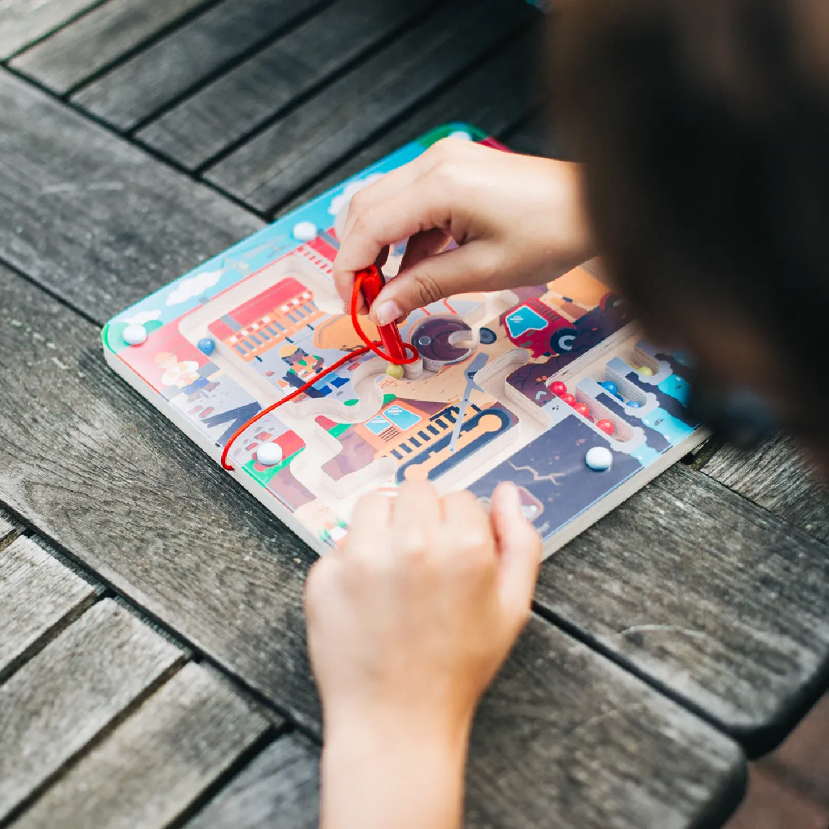 Bigjigs Toys Puzzle Labyrinthe de Construction