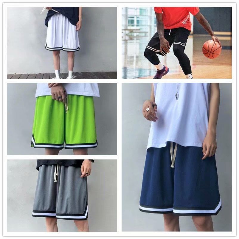 Acrius - Shorts met hoge taille en contrasterende afwerking