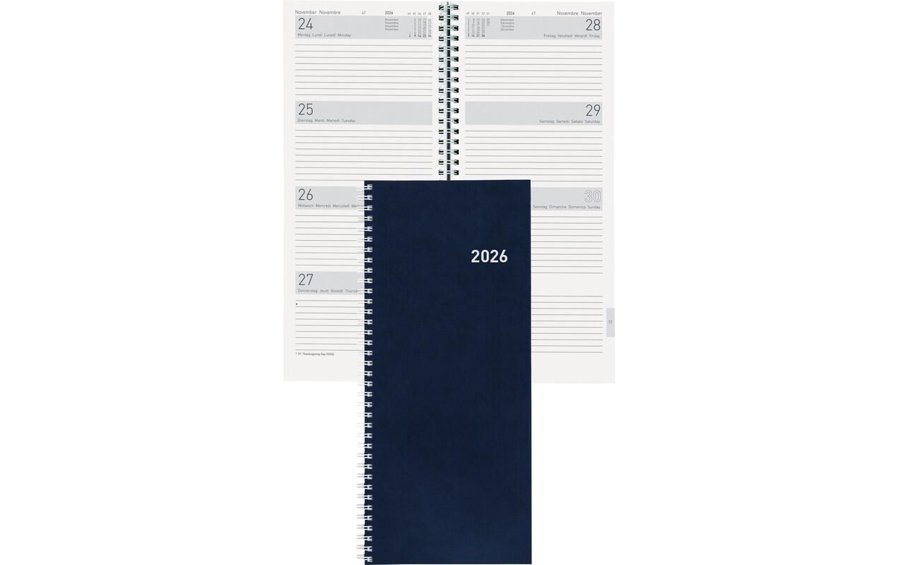 Geschäftsagenda Langformat Twist 13.5 x 31.5 cmTaschenagenda 2026