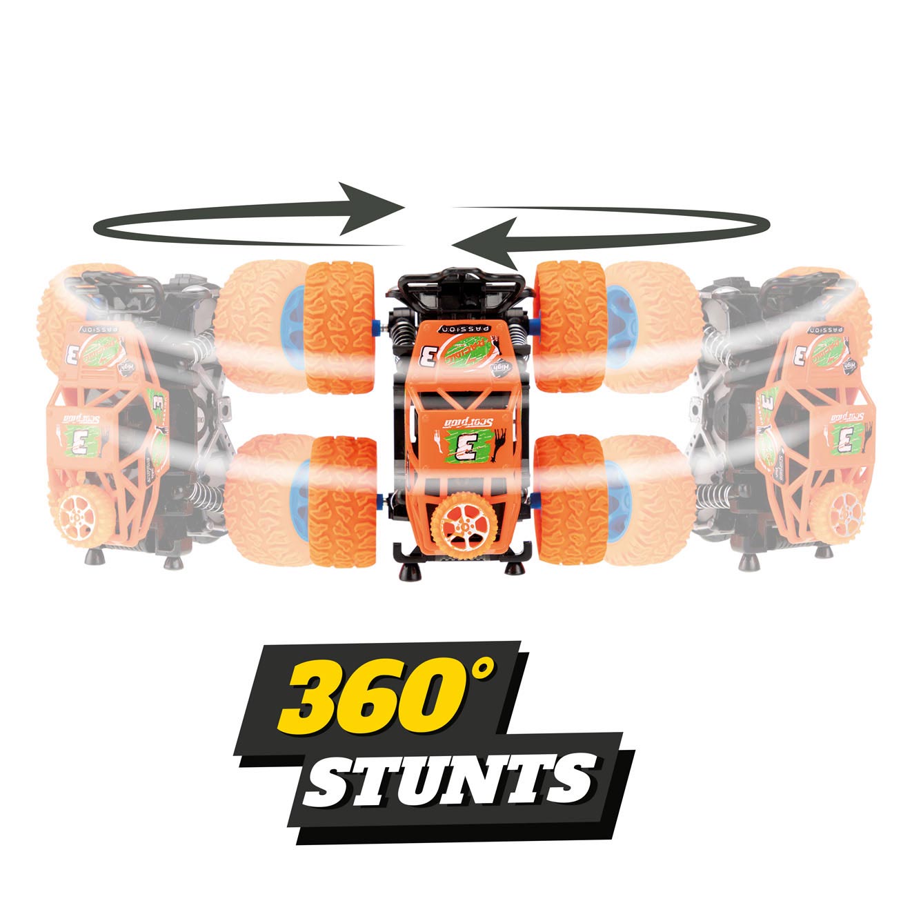 Frictie Monster Truck Stunt 360