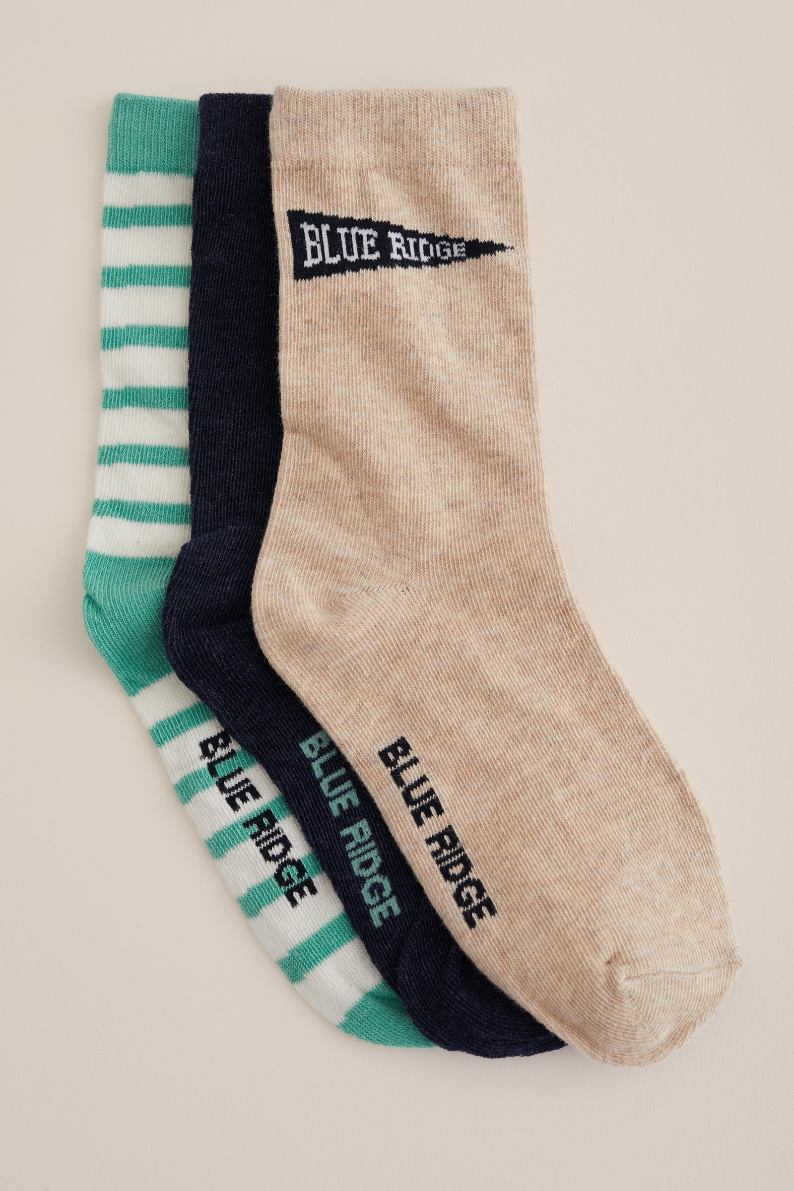 Jongens sokken, 3-pack Blue Ridge Multikleur