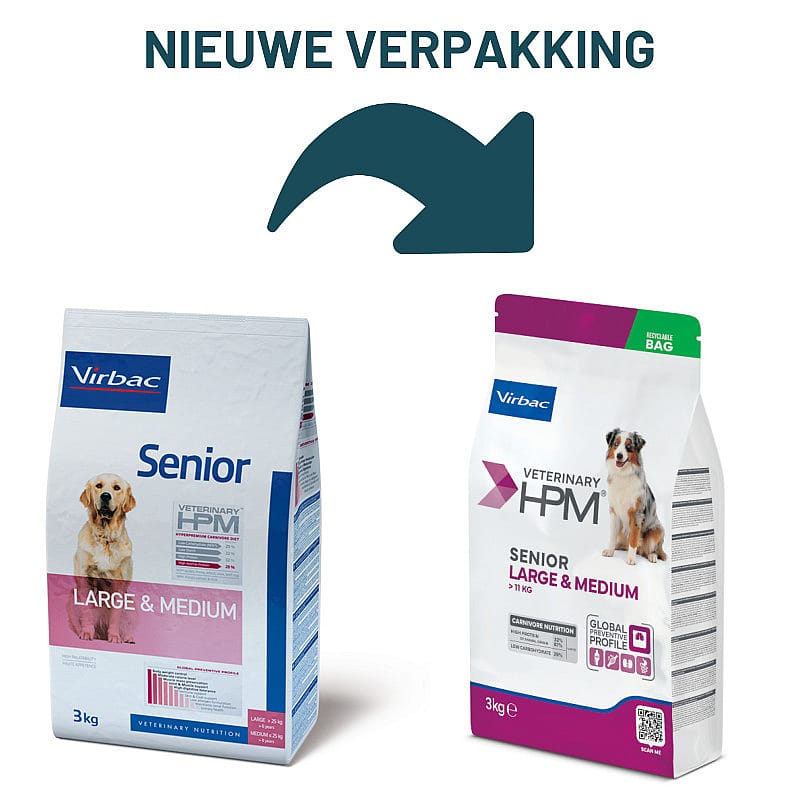 HPM Senior Dog Large & Medium 3 kg