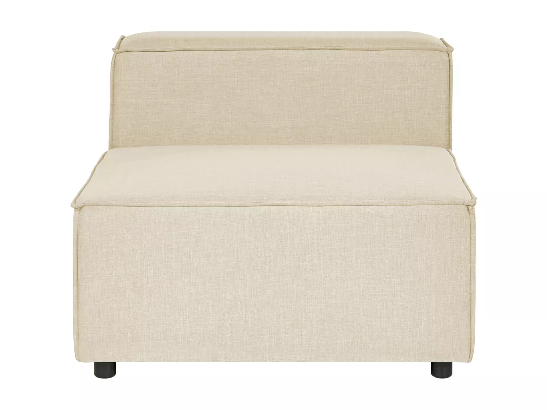 Module 1 place pour canapé en lin beige APRICA