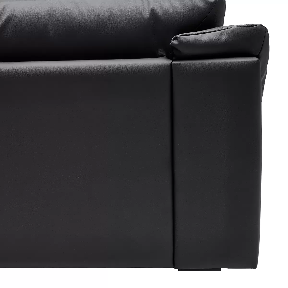 2er Sofa Salerno Schwarz