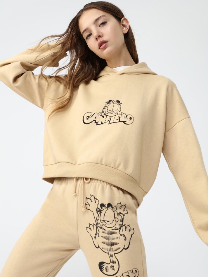 Calça de fato de treino do Garfield - Nickelodeon - Bege