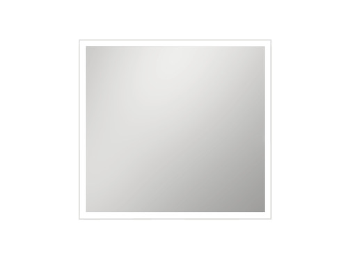 LED-spiegel ALU 65 x 60 cm zilver