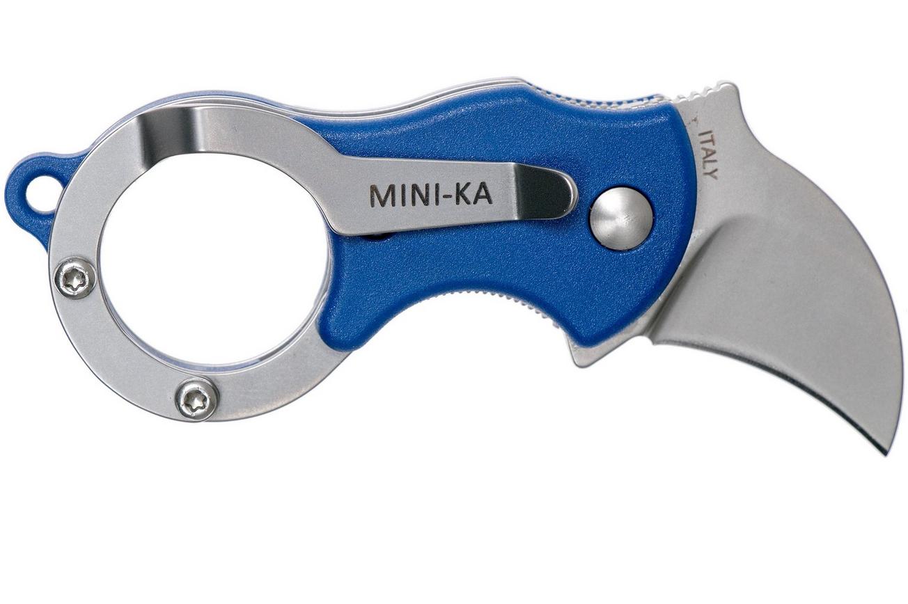 Fox Mini-KA FX-535BL Blue, karambit sleutelhangermes