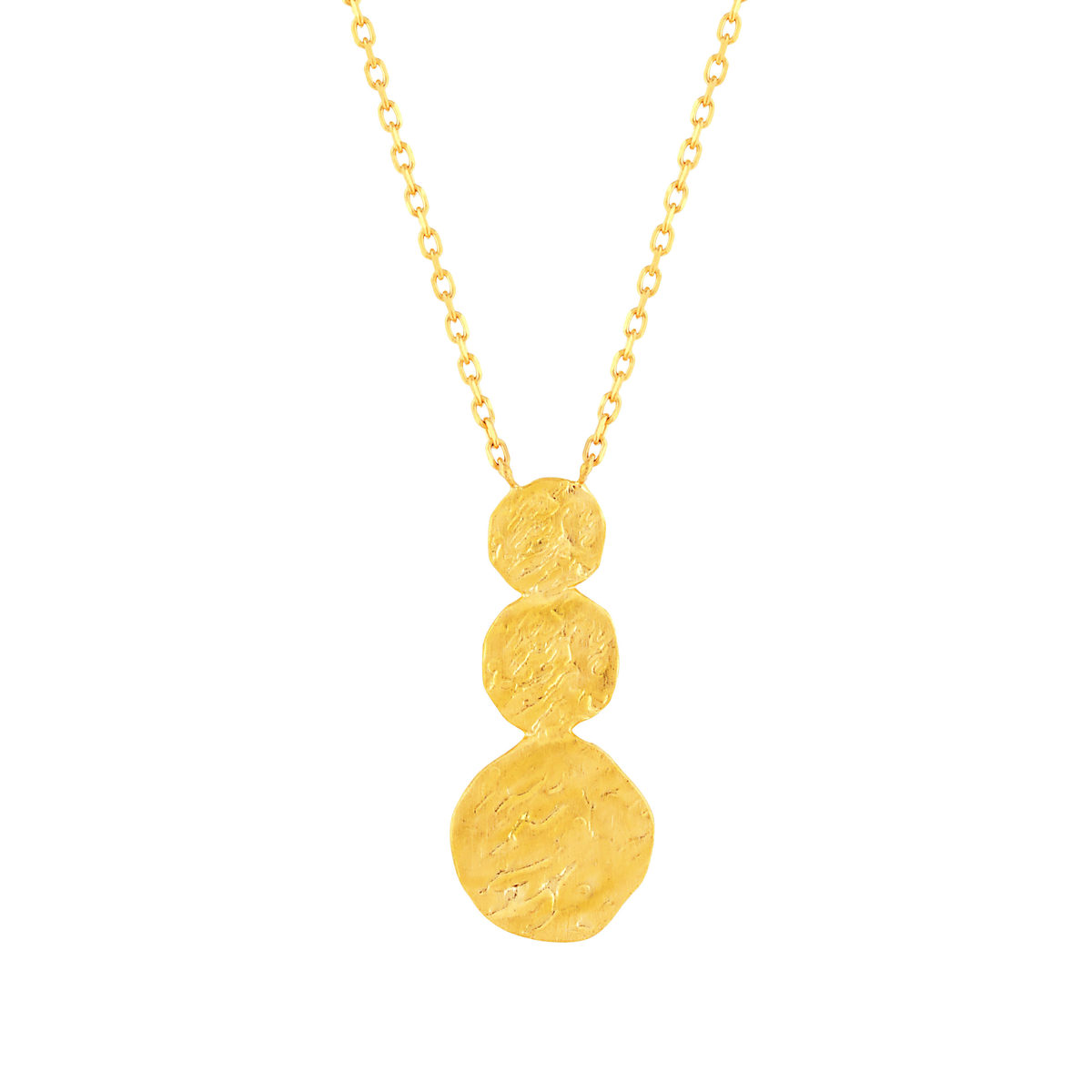 Collier plaqué or 45 cm