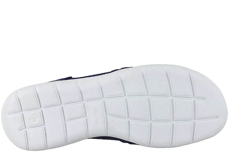 NEW FEET SKO I MØRKEBLÅ RUSKIND