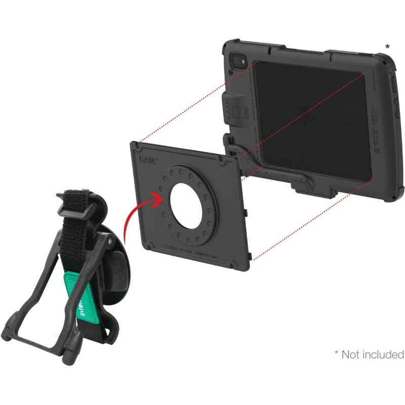 RAM Mounts GDS Hand-Stand Poignée Noir, Vert