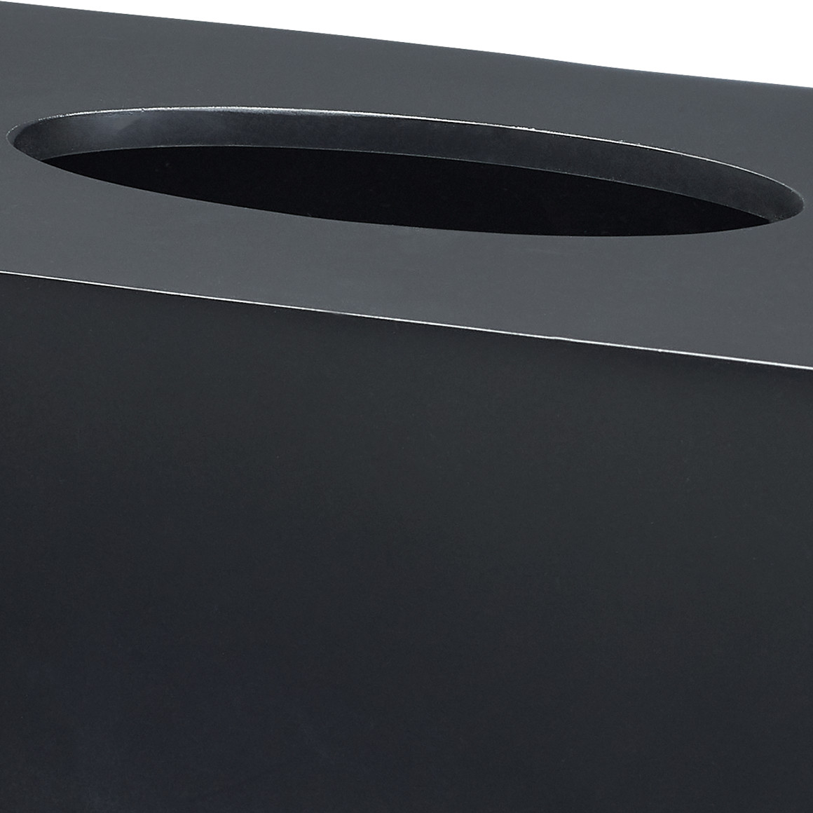 My Home Kosmetiktuchbox im schlichten Design schwarz